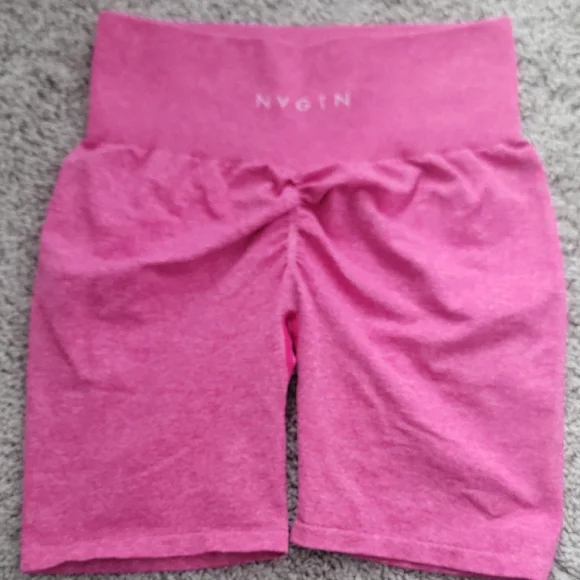 NVGTN Shorts Nvgtn Pink Athletic Shorts With High Waistband